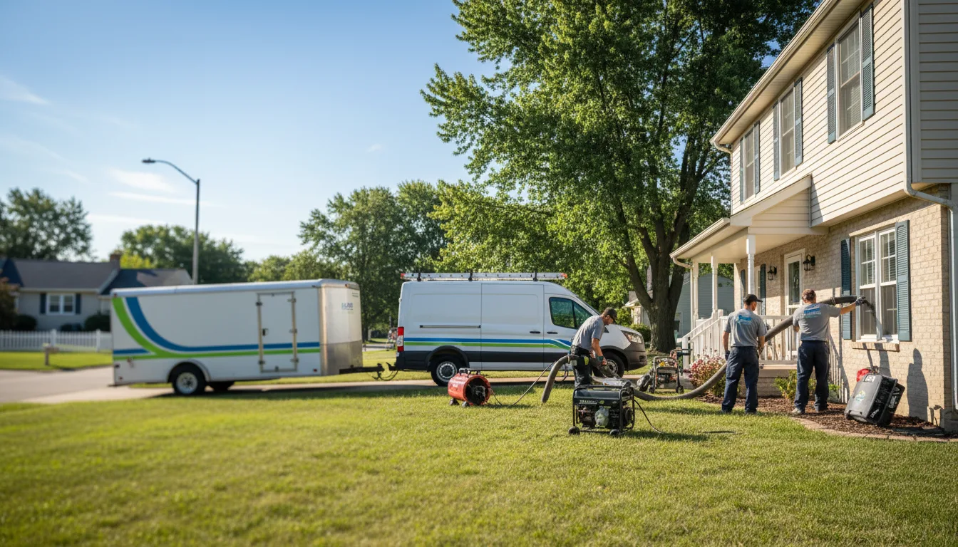 Flooded Basement Restoration And Cleanup With Repair in Strang, NE near me